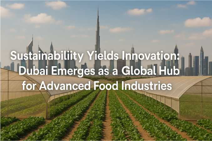 Sustainability Yields Innovation: Dubai Emerges as a Global Hub for Advanced Food Industries